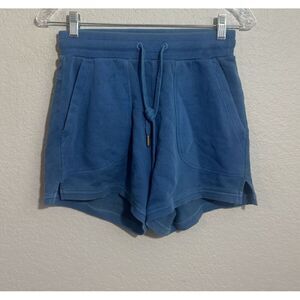 L‎ Space Active Small Activewear Gym Sporty Lounge Tie Waist Walking Blue